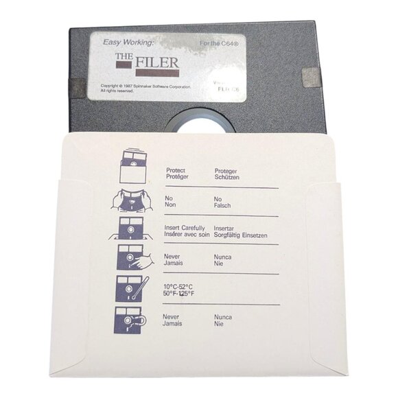 C64 5.25" Floppy Disk Lot (6 Disks) Epyx Destroyer Jack Nicklaus Spinnaker Vtg - Picture 2 of 9